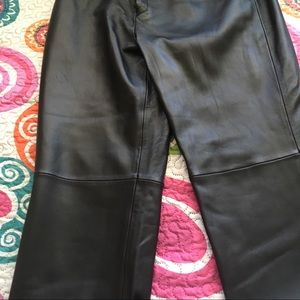 Leather pants